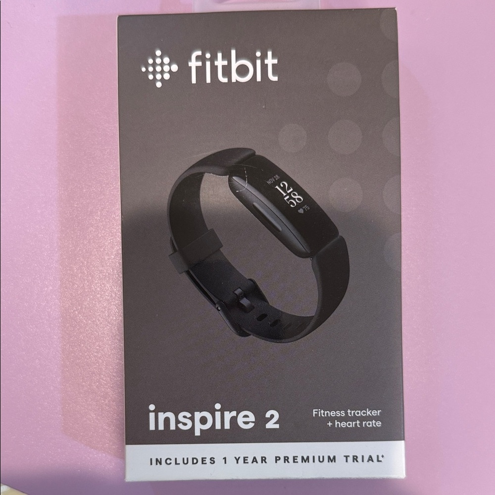 Fitbit Inspire 2 Black Smartwatch Brand New Never Opened
